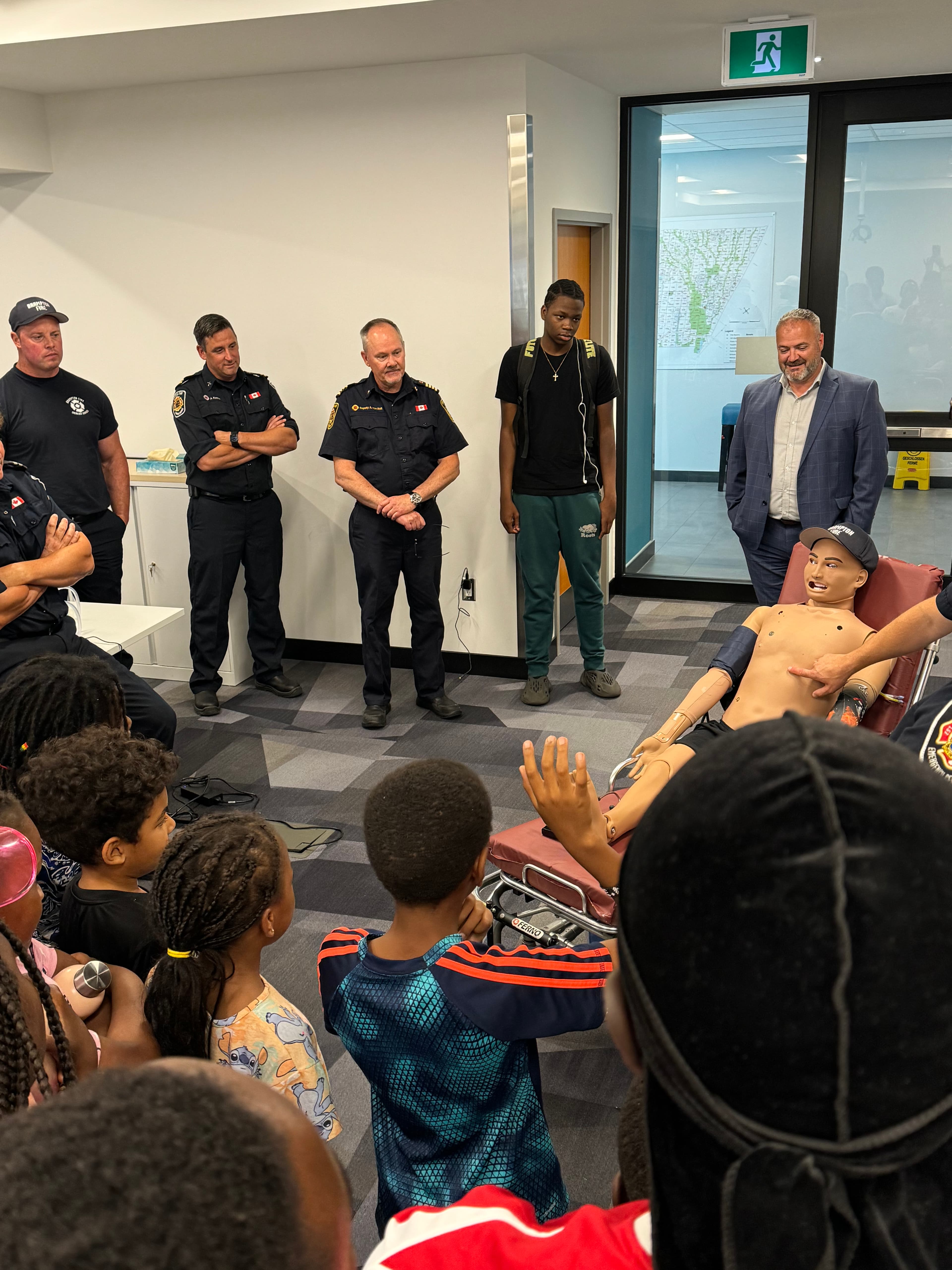 Fire and medical training for kids
