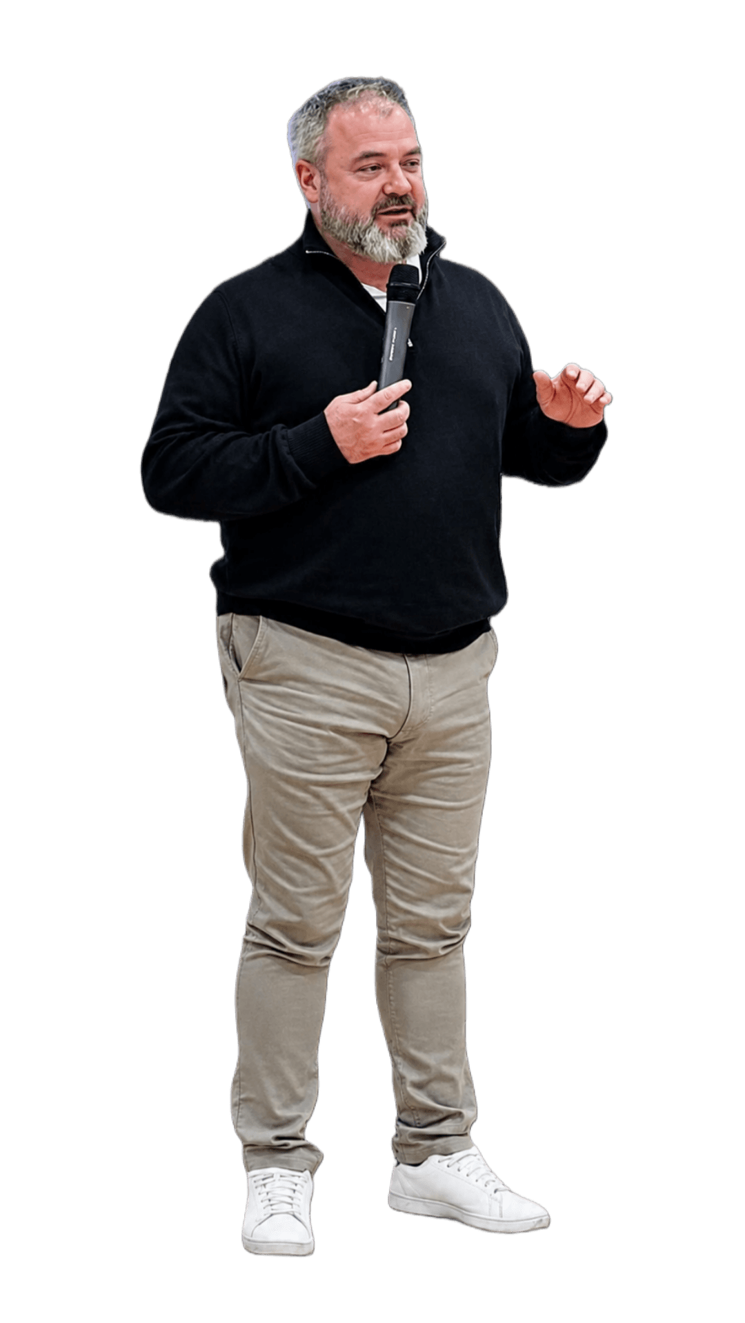 Rod Power speaking at a Brampton community event